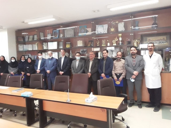 قدردانی از شاخصین تکریم مراجعین مجتمع بعثت فروردین‌ماه ۱۴۰۲